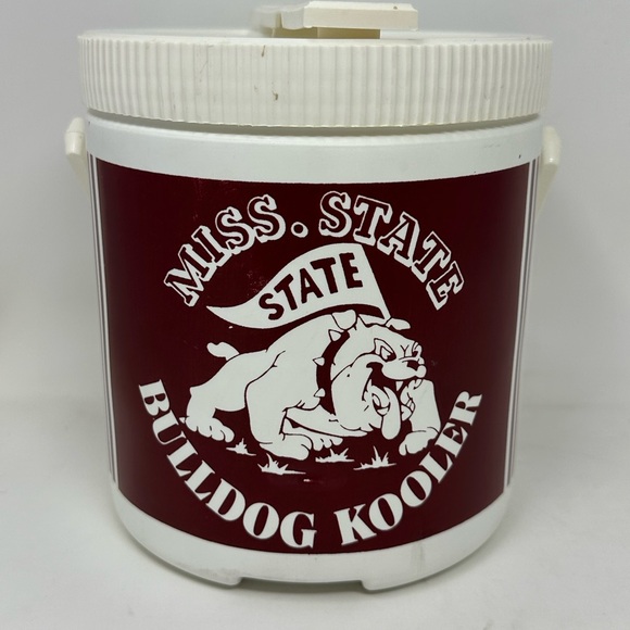 Vintage 1970s MISS. STATE BULLDOGS Skotch Kooler 2qt Water Jug Cooler Rare!! Y2 - Picture 1 of 6